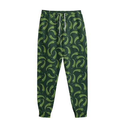 Green Chili Peppers Pattern Print Sweatpants