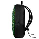 Green Clover Saint Patrick's Day Print 17 Inch Backpack