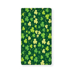 Green Clover Saint Patrick's Day Print Baby Crib Sheet