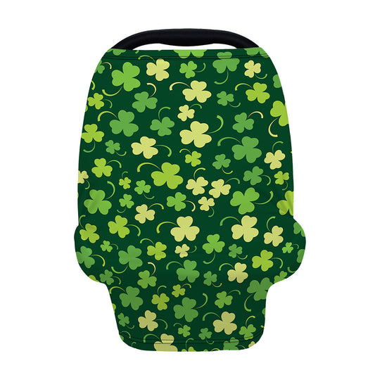 Green Clover Saint Patrick's Day Print Baby Seat Cover
