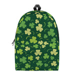 Green Clover Saint Patrick's Day Print Backpack