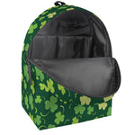 Green Clover Saint Patrick's Day Print Backpack