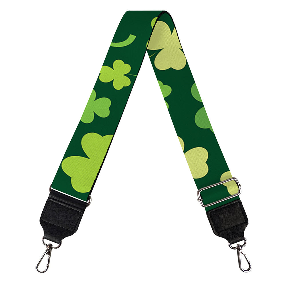 Green Clover Saint Patrick's Day Print Bag Strap