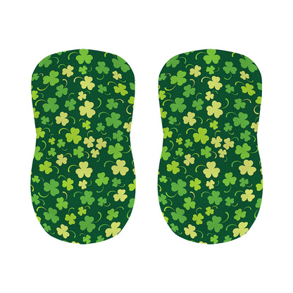 Green Clover Saint Patrick's Day Print Bar Stool Covers
