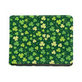 Green Clover Saint Patrick's Day Print Bifold Wallet