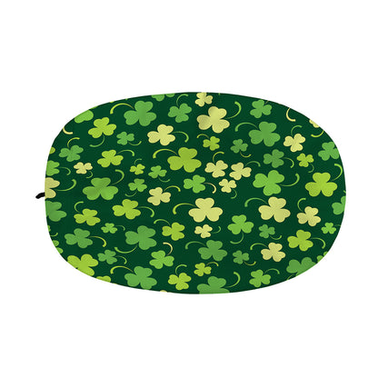 Green Clover Saint Patrick's Day Print Car Side Mirror Covers