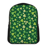 Green Clover Saint Patrick's Day Print Casual Backpack