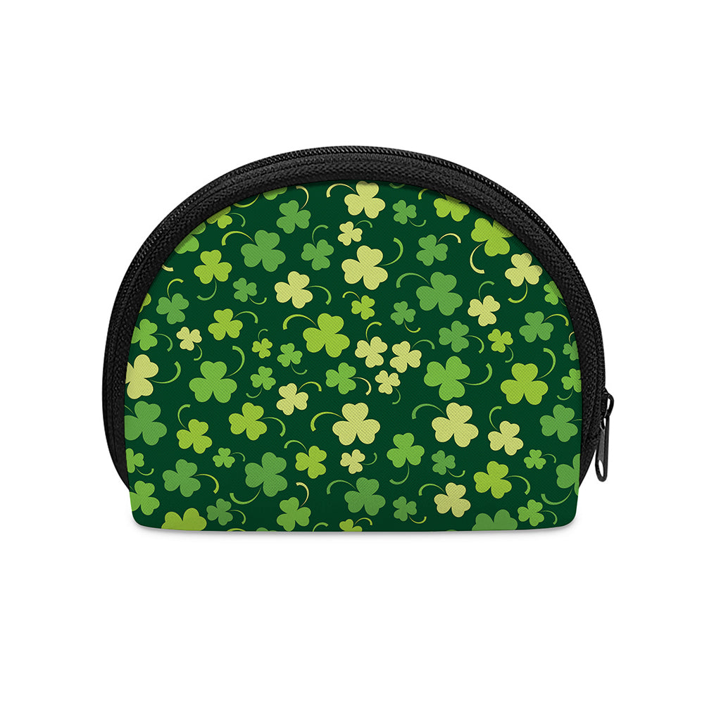 Green Clover Saint Patrick's Day Print Coin Purse