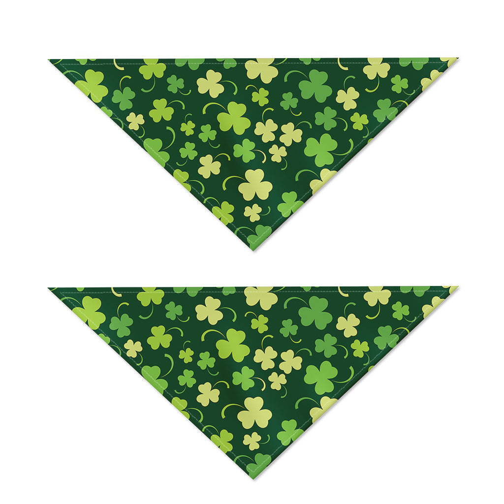 Green Clover Saint Patrick's Day Print Dog Bandana