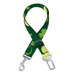Green Clover Saint Patrick's Day Print Dog Seat Belt