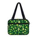 Green Clover Saint Patrick's Day Print Double Strap Bible Bag