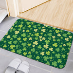 Green Clover Saint Patrick's Day Print Indoor Door Mat