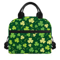 Green Clover Saint Patrick's Day Print Insulated Lunch Bag