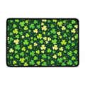 Green Clover Saint Patrick's Day Print Kitchen Mat