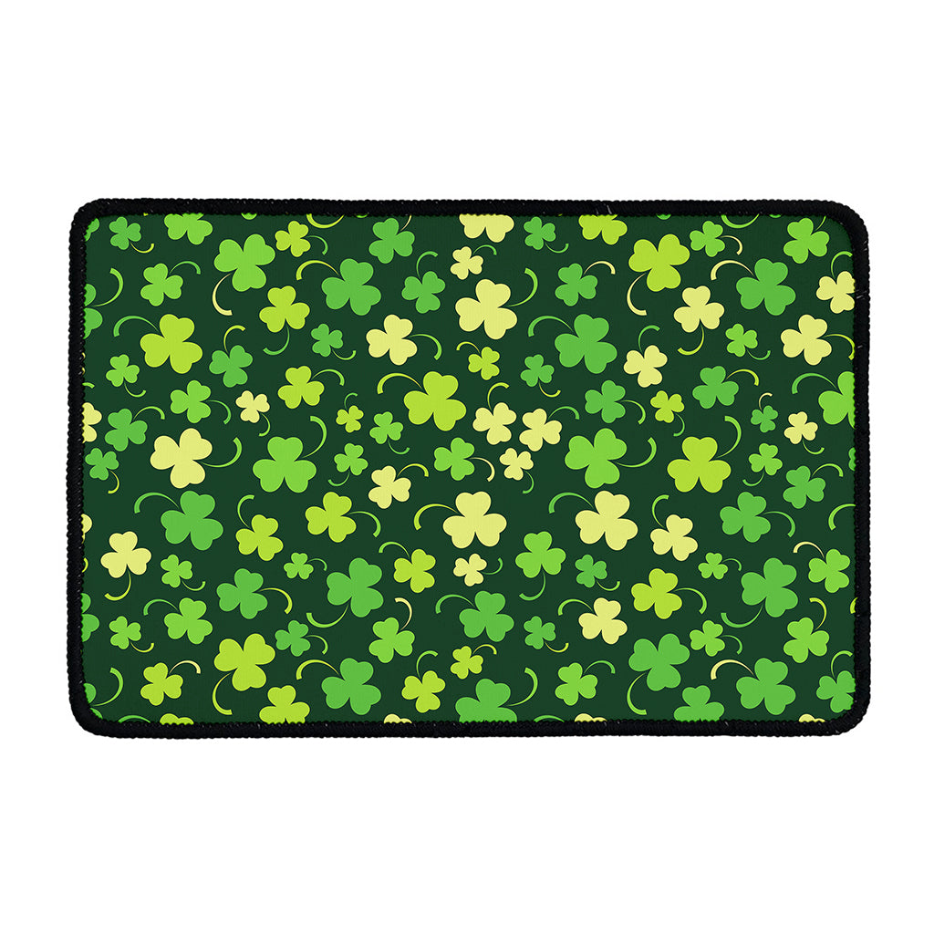 Green Clover Saint Patrick's Day Print Kitchen Mat
