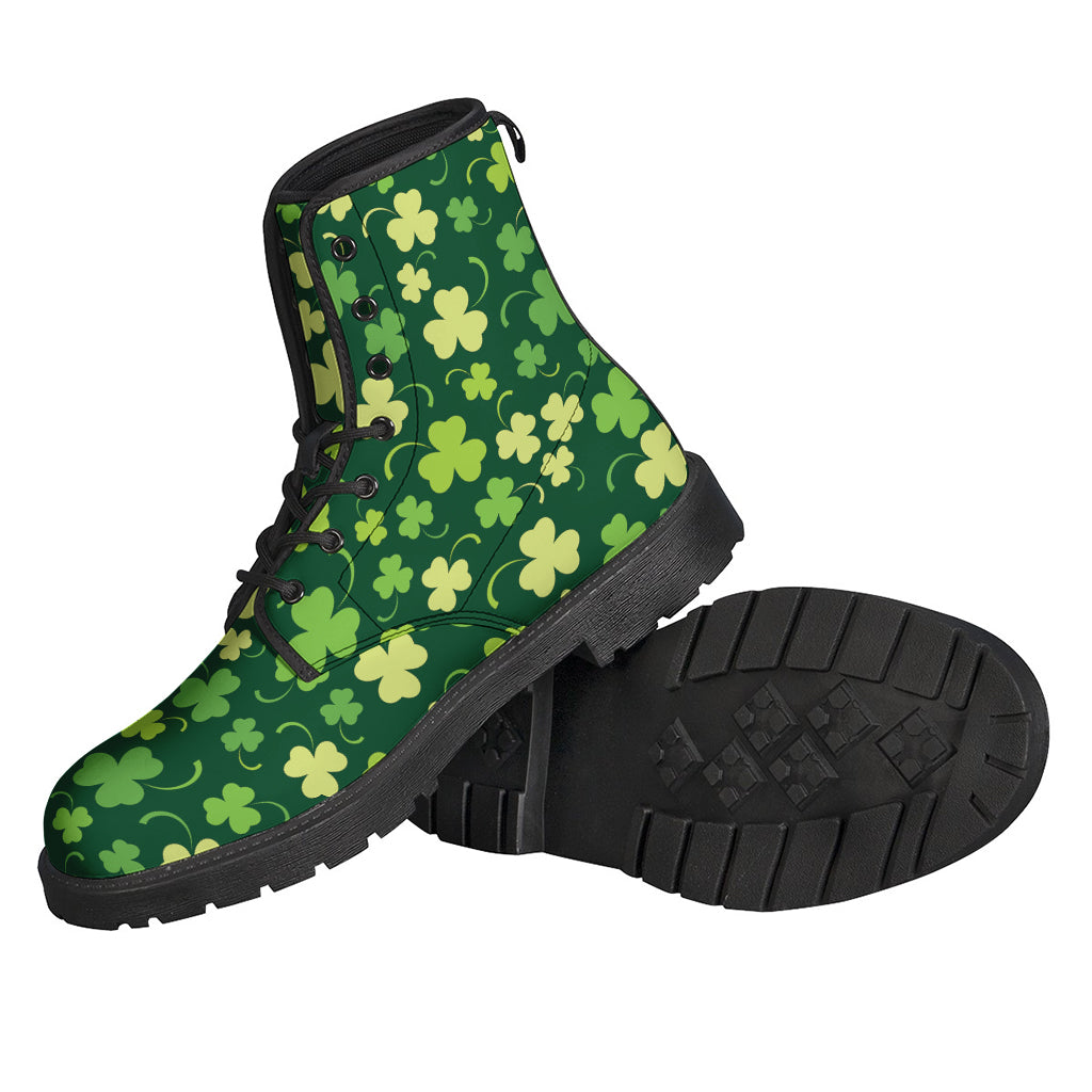 Green Clover Saint Patrick's Day Print Backpack