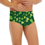 Green Clover Saint Patrick's Day Print Men's Briefs