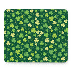 Green Clover Saint Patrick's Day Print Mouse Pad