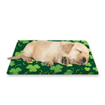 Green Clover Saint Patrick's Day Print Pet Cooling Mat Cover