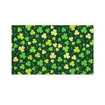 Green Clover Saint Patrick's Day Print Polyester Flag