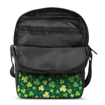 Green Clover Saint Patrick's Day Print Rectangular Crossbody Bag