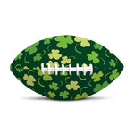 Green Clover Saint Patrick's Day Print Rugby Ball