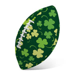 Green Clover Saint Patrick's Day Print Rugby Ball