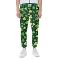 Green Clover Saint Patrick's Day Print Joggers