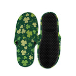 Green Clover Saint Patrick's Day Print Slippers