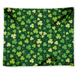 Green Clover Saint Patrick's Day Print Tapestry