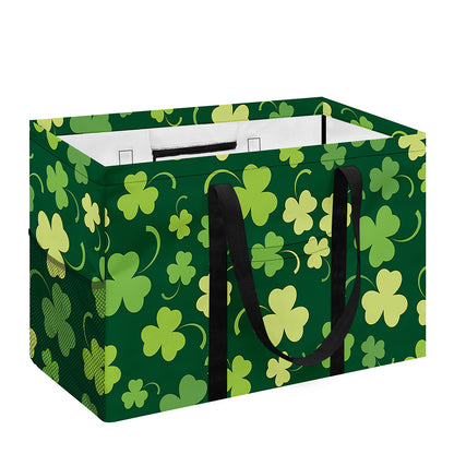 Green Clover Saint Patrick's Day Print Utility Tote Bag