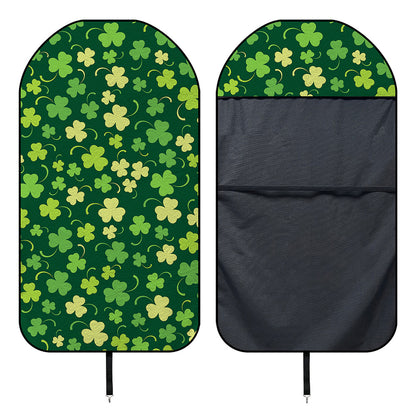 Green Clover Saint Patrick's Day Print Waterproof Car Seat Cover