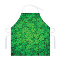 Green Clover St. Patrick's Day Print Adjustable Apron