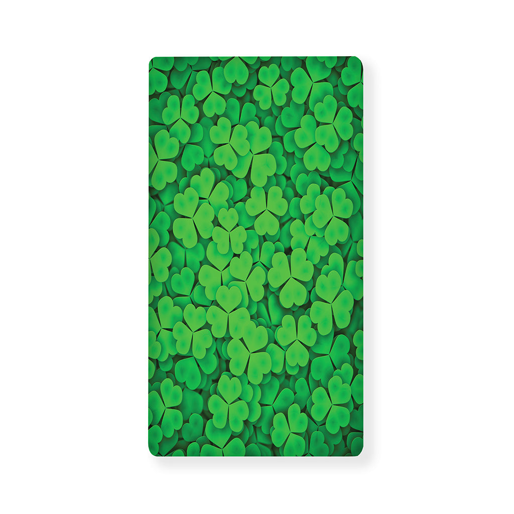 Green Clover St. Patrick's Day Print Baby Crib Sheet