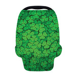 Green Clover St. Patrick's Day Print Baby Seat Cover