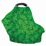 Green Clover St. Patrick's Day Print Baby Seat Cover