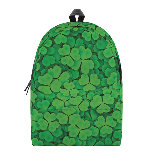 Green Clover St. Patrick's Day Print Backpack