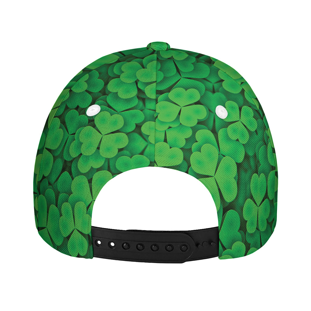 Green Clover St. Patrick's Day Print Baseball Cap