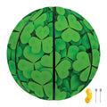 Green Clover St. Patrick's Day Print Basketball