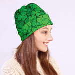 Green Clover St. Patrick's Day Print Beanie