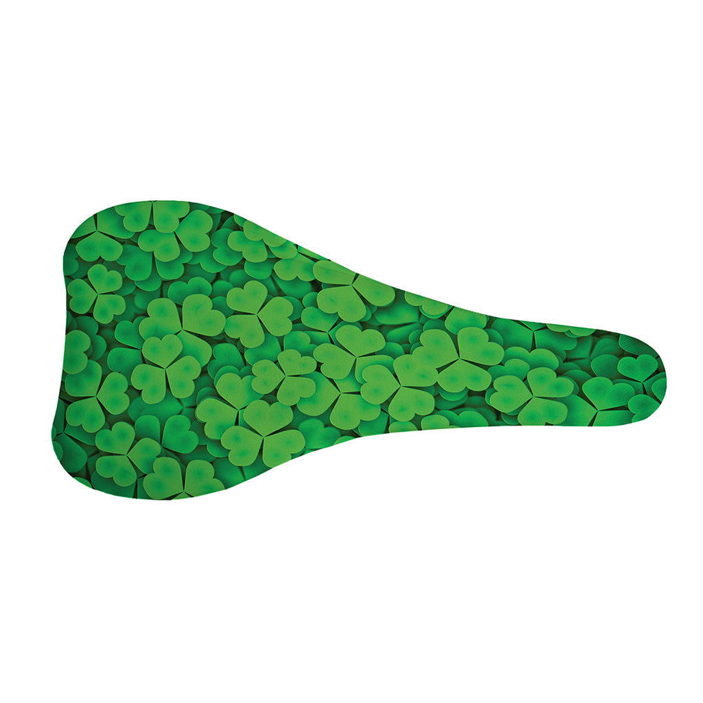 Green Clover St. Patrick's Day Print Bicycle Seat Cover