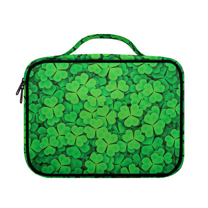 Green Clover St. Patrick's Day Print Briefcase Bible Bag