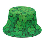Green Clover St. Patrick's Day Print Bucket Hat