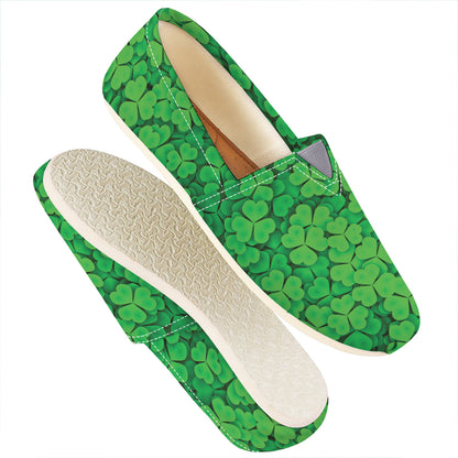 Green Clover St. Patrick's Day Print Casual Shoes