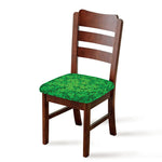 Green Clover St. Patrick's Day Print Chair Cushion Cover