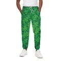 Green Clover St. Patrick's Day Print Cotton Sweatpants