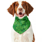Green Clover St. Patrick's Day Print Dog Bandana