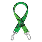 Green Clover St. Patrick's Day Print Dog Seat Belt