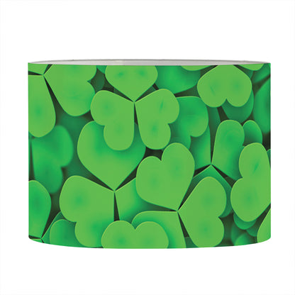 Green Clover St. Patrick's Day Print Drum Lamp Shade