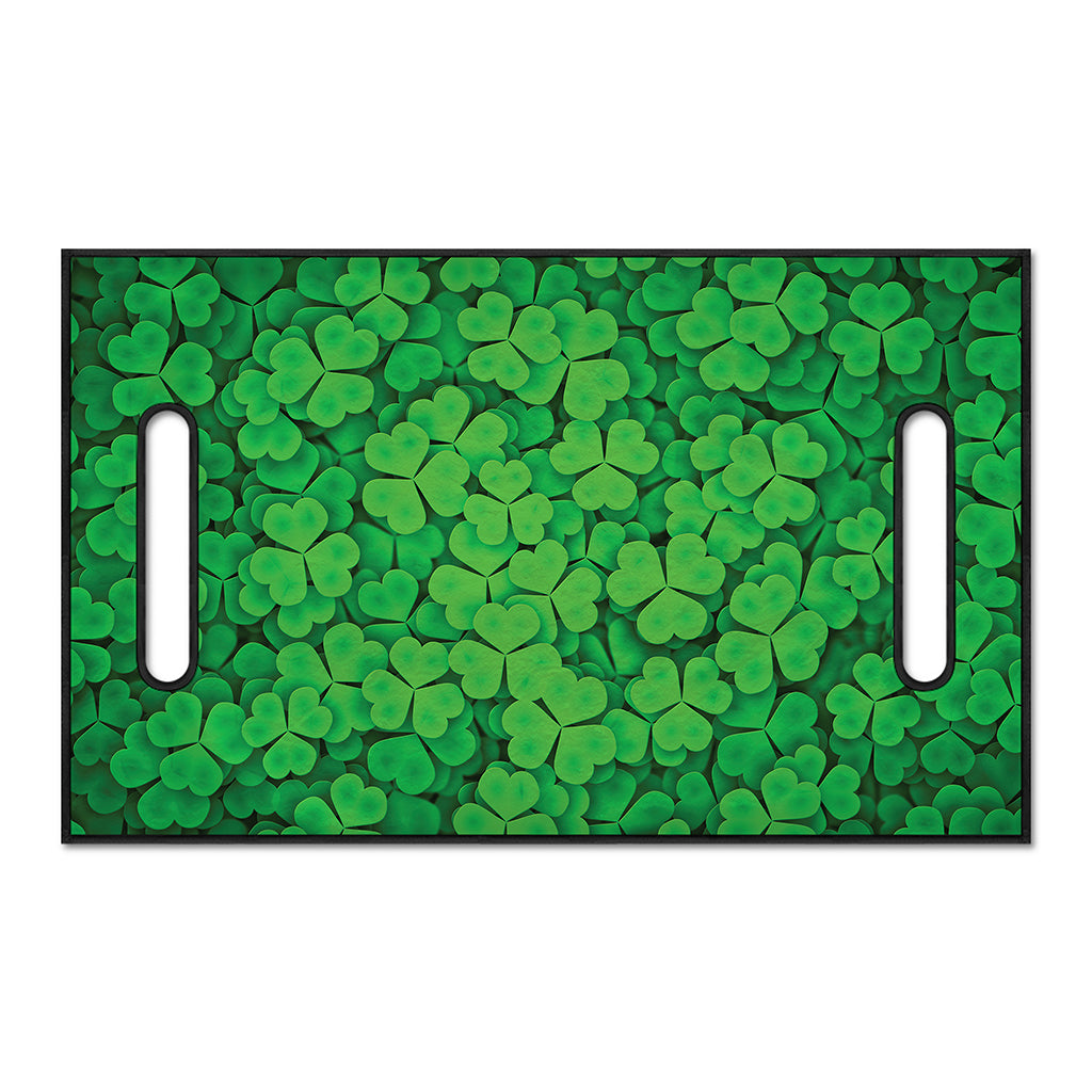 Green Clover St. Patrick's Day Print Golf Cart Seat Cover